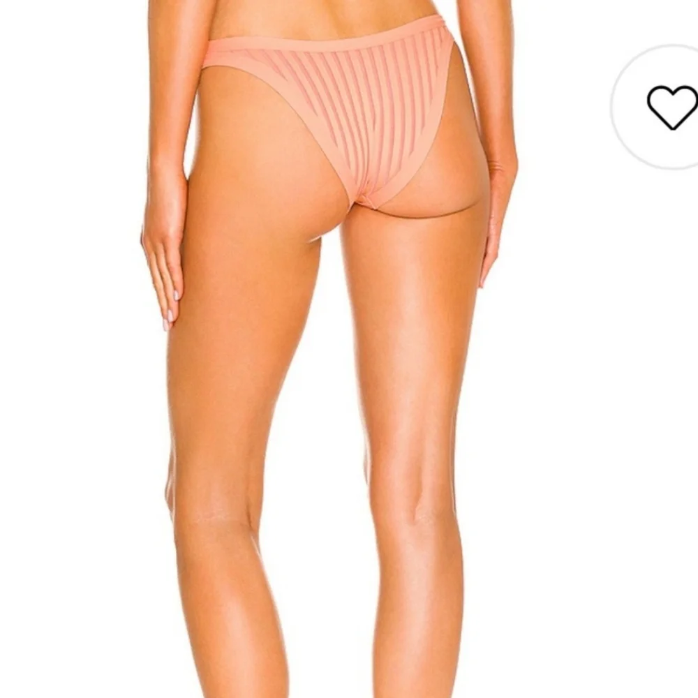 L*Space Foley Bitsy Ribbed Swimsuit Bottom Size XS Orange New